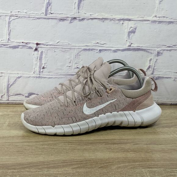 Nike Free Run 5.0 Next Nature Women's 9.5 Platinum Violet Pink Running Shoes - Picture 3 of 8